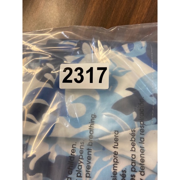 Ten Zone Hawaiian Mens Blue White Floral Tribal Button Down Shirt Large - Picture 7 of 7